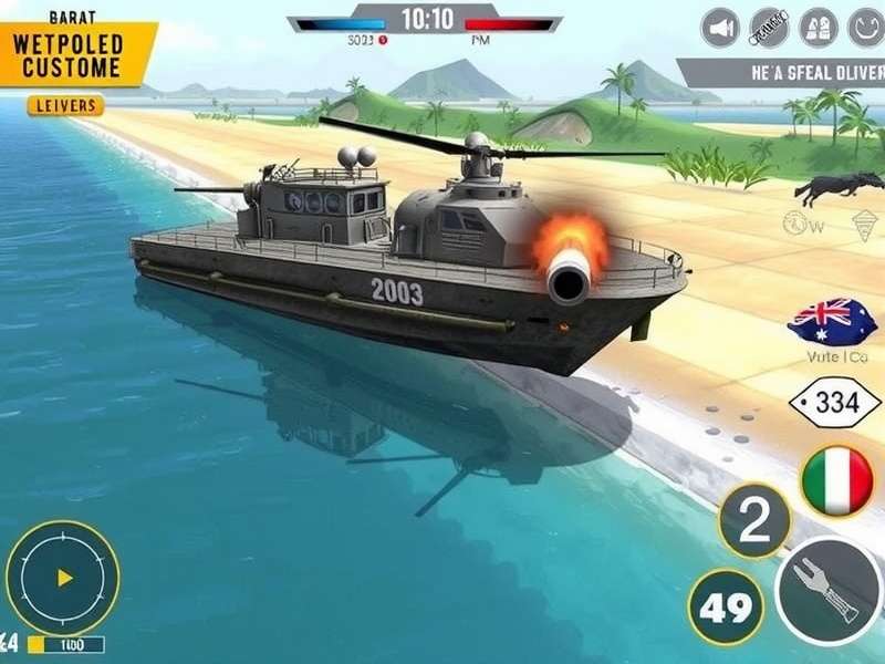 Bharat Warzone Coastal Assault Gameplay Screenshot